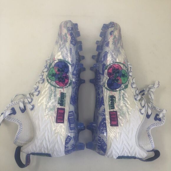 Under Armour Spotlight Clone MC LE Womens 3026342-100 Football Cleats SIZE 8.5 - Picture 6 of 10